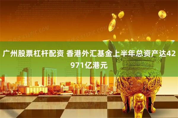 广州股票杠杆配资 香港外汇基金上半年总资产达42971亿港元